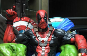Deadpool kills The Marvel UNIVERSE – Marvel comics – 3D Print