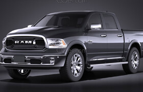 Squir - Dodge RAM 1500 Laramie Limited 2015 - Vray - 3D Model