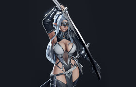 ArtStation - Dark Elf Blader - Game Ready