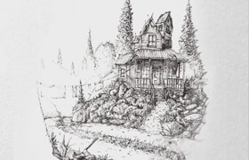 Skillshare - Pen Drawing for Beginners Permanency, Texture and Composition