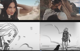 Skillshare - Learn To Storyboard Black Desert Video Game Commercial Featuring Megan Fox