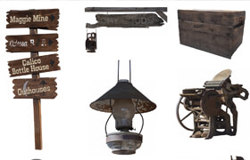 Photobash - Wild West Props