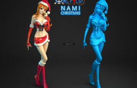 Cgtrader - NAMI Christmas one piece 3D model