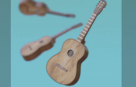 Skillshare - Blender 3D Easy Guitar Scene