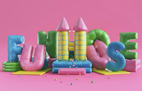 Domestika - 3D Typography Playing with Color and Volume- by Thomas Burden