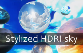 ArtStation - Cartoon & Stylized HDRI sky - 材质