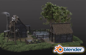 Skillshare - Blender 3 The Ultimate Medieval Scene Course by 3D Tudor Neil Bettison