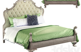 Campania Upholstered Panel Bed