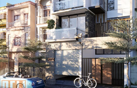 3D Exteriors House Scene Model 3dsmax By Nam Tran