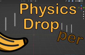 Physics dropper for blender