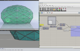 skillshare - Rhino 3D Grasshopper Subdivide Surface Structure full Parametric Tutorial