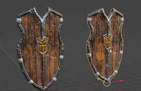 Udemy - Blender 3D - Model and texture a stylised shield! by Harshavardhan Saravanan