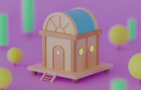 Udemy - Blender 3D Easy Cartoon Home in the Woods