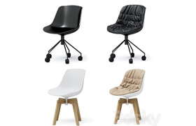 MDF Italia flow chairs set