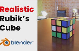 Skillshare - Blender 3D - Easy Realistic Rubik's cube by Abdul Nafay