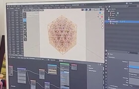 Skillshare - Create Abstract Art with Geometry Nodes Blender