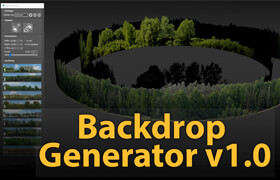 ArchvizTools Backdrop Generator