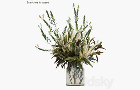 Branches in vases # 4