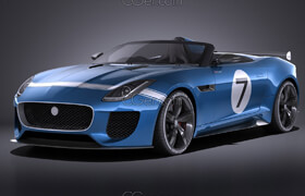 Squir - Jaguar Project 7 Concept 2016 - Vray - 3D Model [3ds-c4d-fbx-lwo-max-obj]