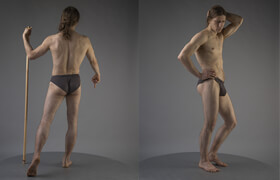 ArtStation - Grafit Studio - 1000+ Turnaround Male Reference Pictures for Anatomy Studies