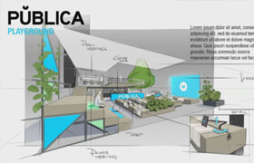 Domestika - Concept Sketching for Architecture and Design