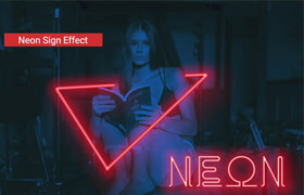 Skillshare - Neon Sign Effect in Photoshop for Pictures, Neon writing and neon logo  To the Point Class