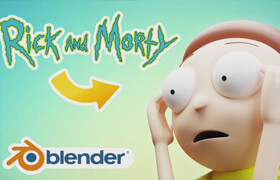 Skillshare - Learn How to Create 3D Rick And Morty Character (2021)