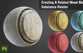 Aniket Rawat - Creating a Painted Wood Material In Substance Painter