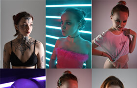 Artstation - Mels Mneyan - Portrets & Emotions 500+ [3 Models , Different Lighting Setups] Reference Images - 参考照片