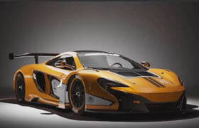 FlippedNormals - 3ds Max McLaren Car Modeling, Texturing, rendering Tutorial