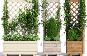 Planter with trellis