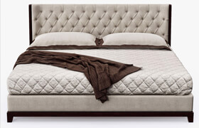 Bellavista - Nisha wood tuft bed