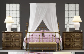 Eichholtz bedset in provence style