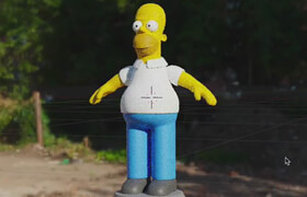 Skillshare - Blender Class - Homer Simpson 3D Character Modeling (2022)