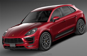 Squir - Porsche Macan GTS 2017 - Vray - 3D Model [3ds-c4d-fbx-lwo-max-obj]