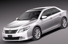 Squir - Toyota Aurion 2012[3ds,c4d,fbx,lwo,max,obj,wrl] - 3dmodel