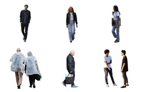 Cut out peoples - studio esinam cutout people mix 2