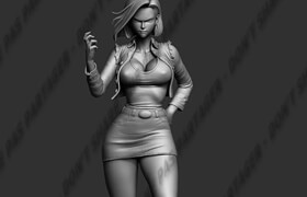 Cults3d - Android 18 3D Print Model