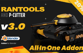 Rantools (And P-Cutter) All-In-One Addon for Blender