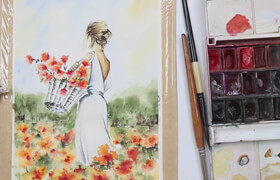Skillshare - Watercolour Figure To Landscape Painting Beginner To Advanced