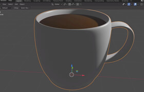 Udemy - How to Model a Cup of Coffee in Blender