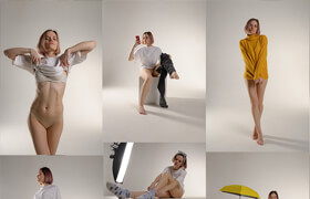 Artstation - Nikita Vitol - Casual Women Poses - References For Artists - 参考照片