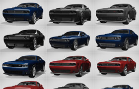 Car models from Sketchfab - dodge