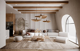 9759. 3D Homestay Interior Model Download by Nguyen Quynh Anh