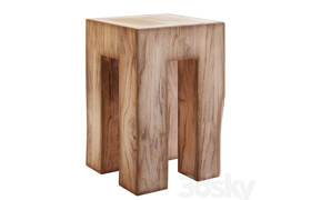 side table with root tooth