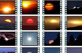 Artbeats - 太阳和月亮NTSC视频素材
