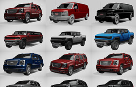 Car models from Sketchfab - gmc