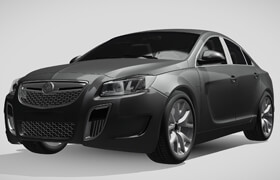 Car models from Sketchfab - holden insignia vxr 2015