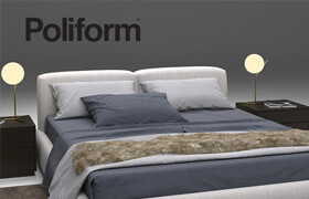 Bolton Bed Poliform