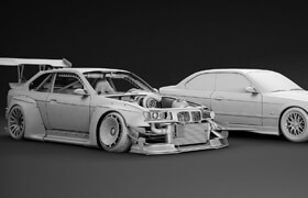 ArtStation - Tune Your Car Kit by Samuel St - 3dmodel